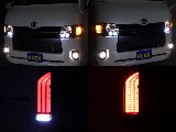 LEDヘッドランプはしっかり完備されております！夜間も明るくて安心できます♪ポジションランプやナンバー灯・フォグランプのLED化ももちろん可能！ご相談ください♪