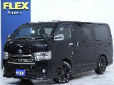 トヨタ ハイエースバン 5D2.8DTスーパーGLダークプライムⅡL 4WD 【フローリング】【ベッドキット】 北海道