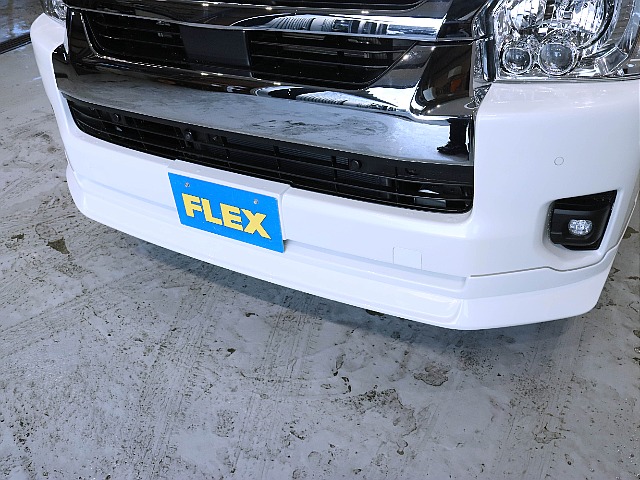 FLEXオリジナルフロントスポイラーを装備！