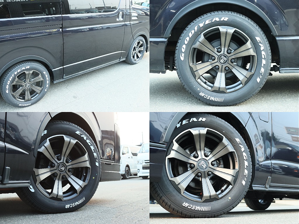 FLEXオリジナルバルベロアーバン17インチアルミホイール＆新品ナスカータイヤを装備！