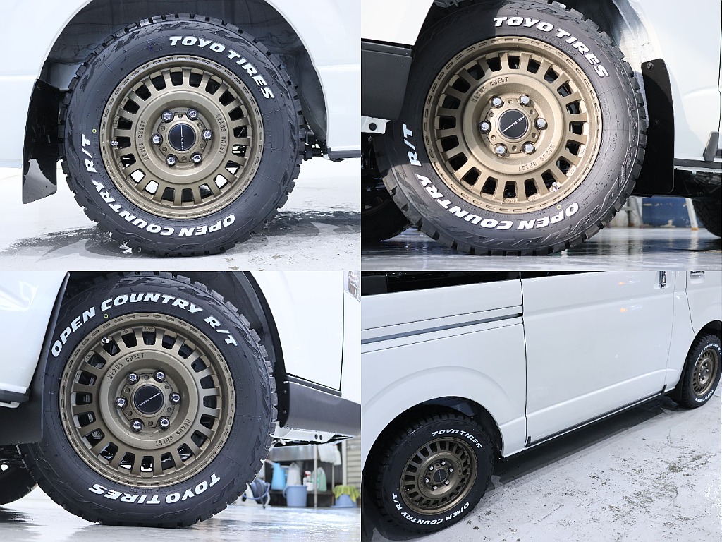 FLEXオリジナルNC-1　16インチアルミホイール＆TOYOオープンカントリータイヤ付き！