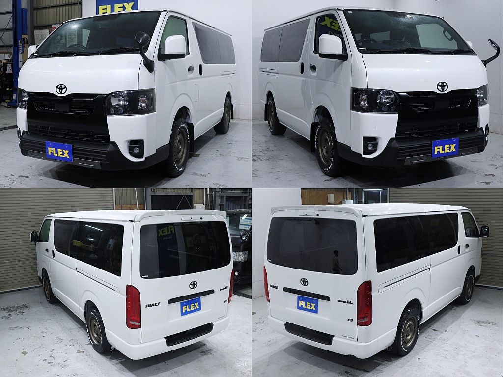 特別使用車ダークプライムSのハイエースが入庫致しました♪