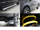 電動サイドステップ装着車☆ＪＡＯＳフェンダーガーニッシュ☆ＪＡＯＳマッドガードⅢブラック☆ＦＬＥＸオリジナルROKU NANAリフトＵＰコイル☆