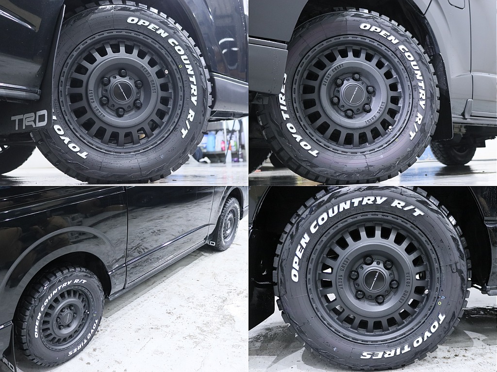 足元はFLEXネクサスクレスト　16インチをインストール！