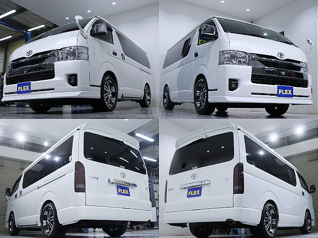 スポーティーで車中泊ができるハイエースワゴン入庫しました！