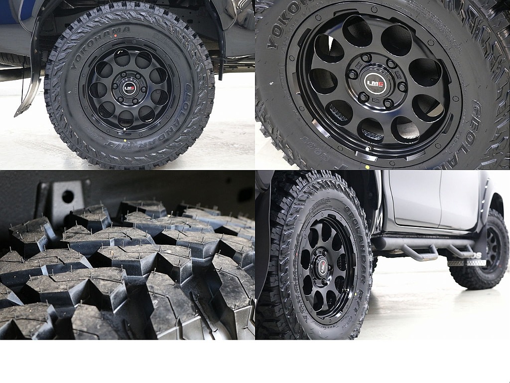 新品YOKOHAMAジオランダー M/T G003×LMG　LEHRMEISTER１７インチＡＷ☆