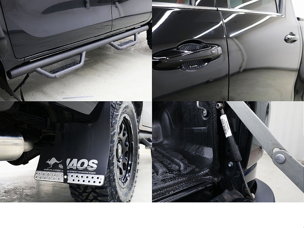 ジーアイギアサイドステップ☆ＪＡＯＳドアハンドルプロテクター☆ＪＡＯＳマッドガードⅢブラック☆リヤゲートダンパー☆