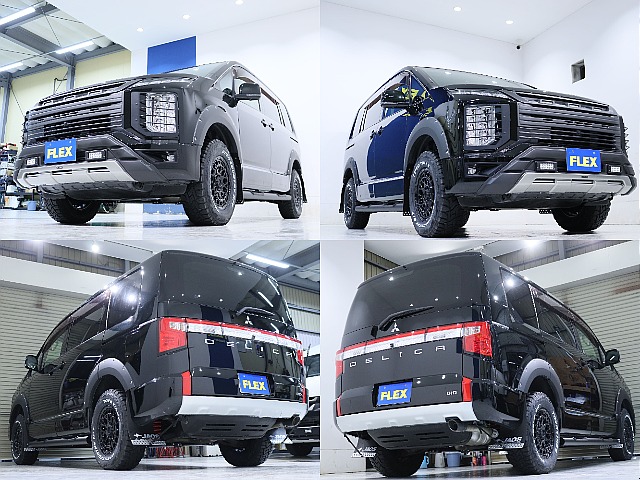 FLEXオリジナルパーツを装備したデリカD5が入庫致しました♪