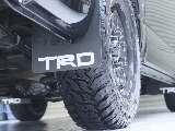 TRDマッドフラップ付き！