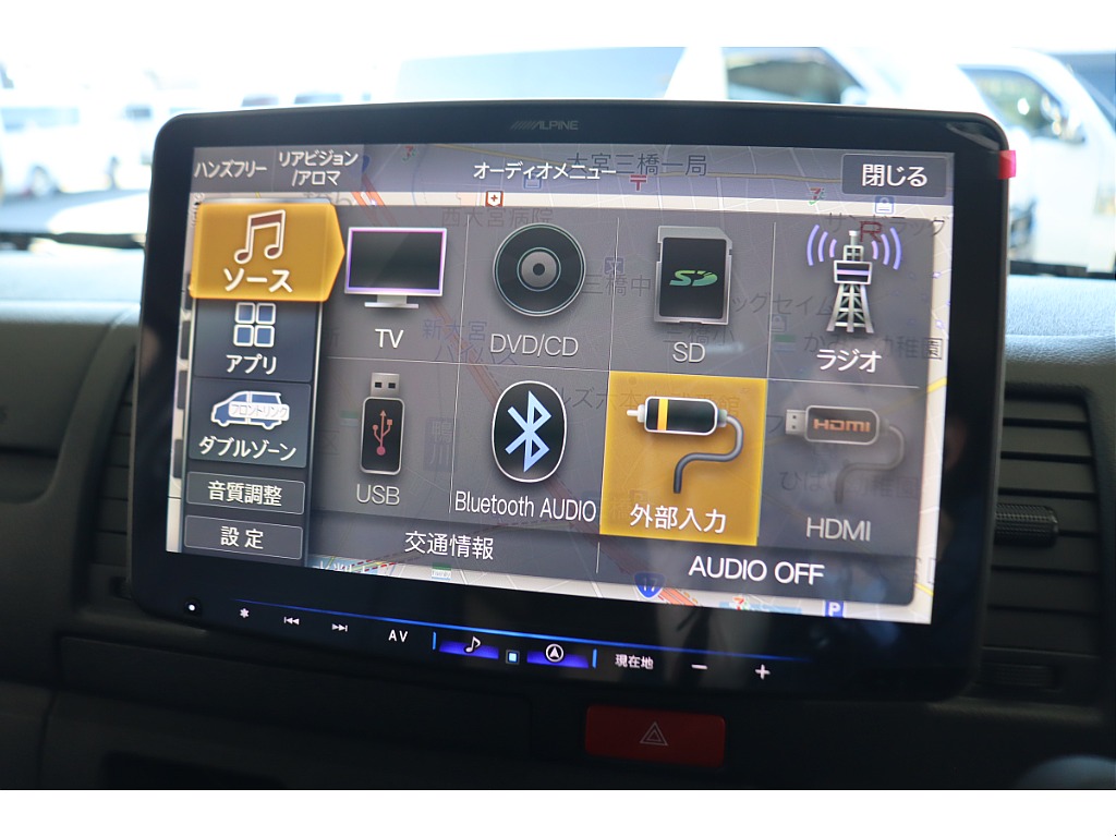 アルパイン11インチフルメディアモデルのナビをインストール！