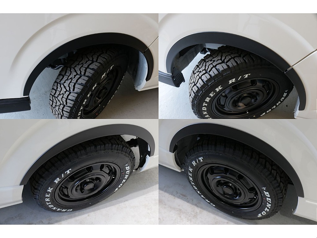 オリジナルオーバーフェンダー装着済み！！