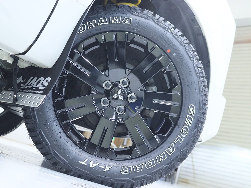 純正アルミホイール＆ジオランダーＸ－ＡＴの組み合わせ♪