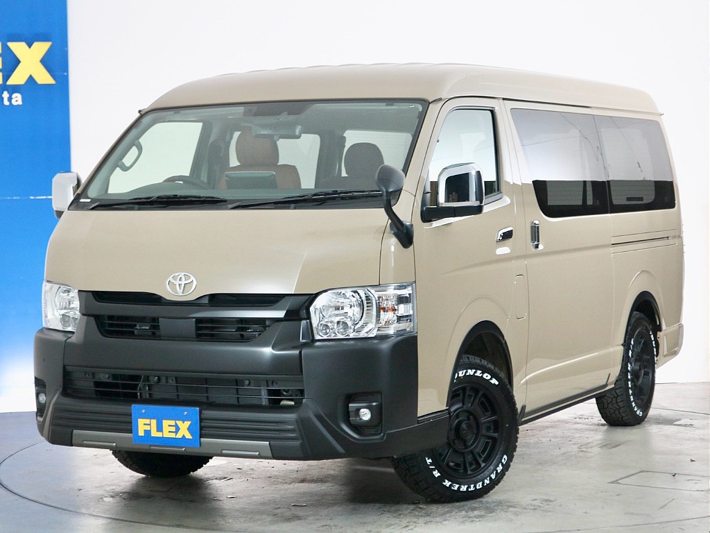 【新車】８型/ガソリン４ＷＤ/５人乗り１ナンバー登録/アースカラーＰＫＧ/ＢＩＧ－Ｘナビ/ＨＤＭＩ接続/１２．８型後席モニター/ベッドキット