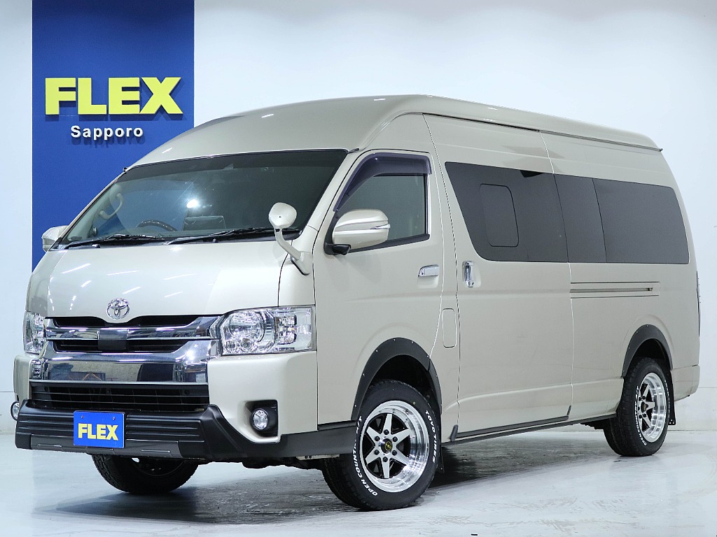 トヨタ&nbsp;ハイエース&nbsp;ワゴン2.7グランドキャビン 4WD&nbsp;【フローリング】【ベットキット】&nbsp;北海道