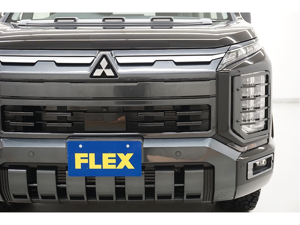 ブラックマイカ☆マルチＬＥＤヘッドライト☆新型ホイールアーチモール☆リフトＵＰ☆ＪＡＯＳボンネットディフレクター☆オリジナルヘッドライトカバー☆オートフラッグス製マッドフラップ☆ＪＡＯＳマフラー☆