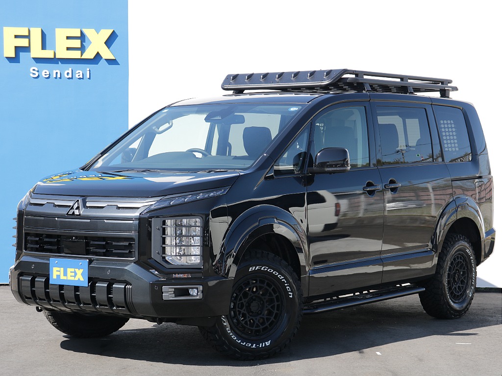 ★新型　デリカD：5 P ディーゼルターボ 4WD ブラックマイカ/電動ステップレス