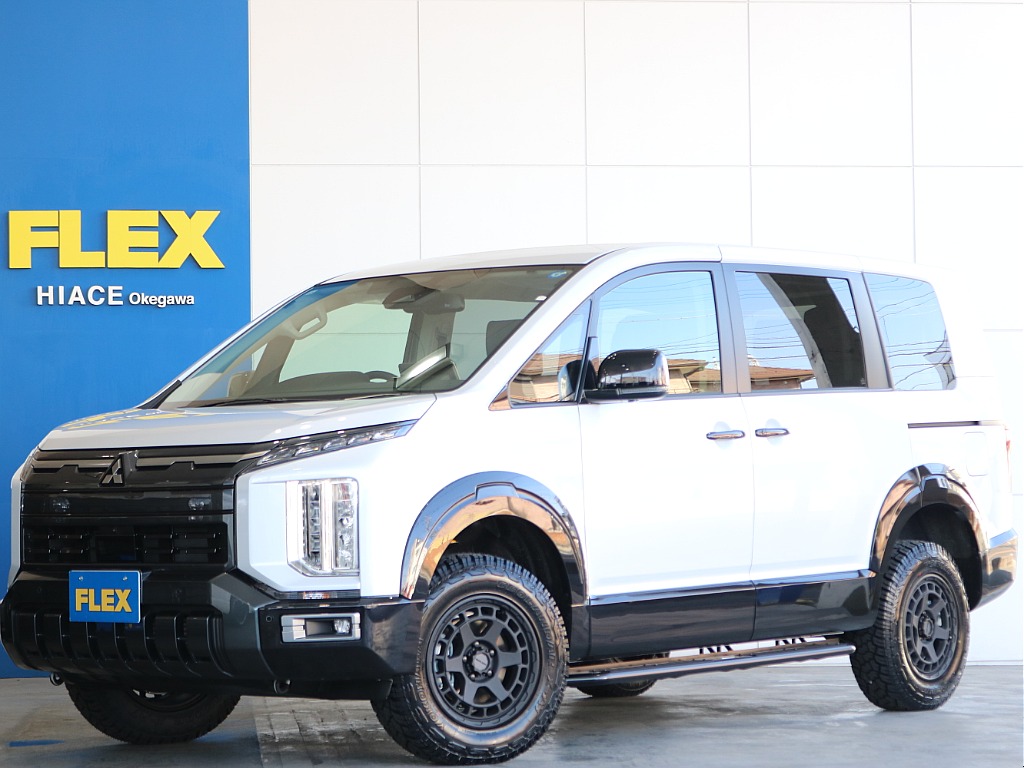 【新車】デリカ：D5　ディーゼル4WD　P　MCチェンジモデル リフトアップ＆オリジナルカスタム済みでオフロード仕様のお車入庫致しました☆☆