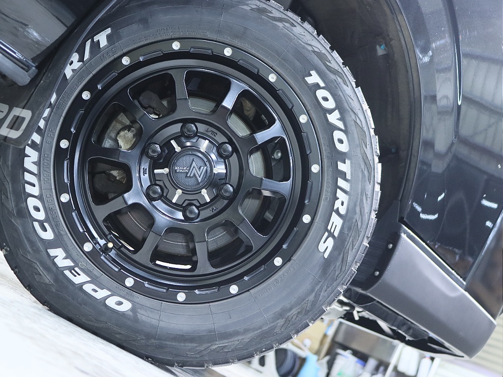 タイヤはオープンカントリーです！