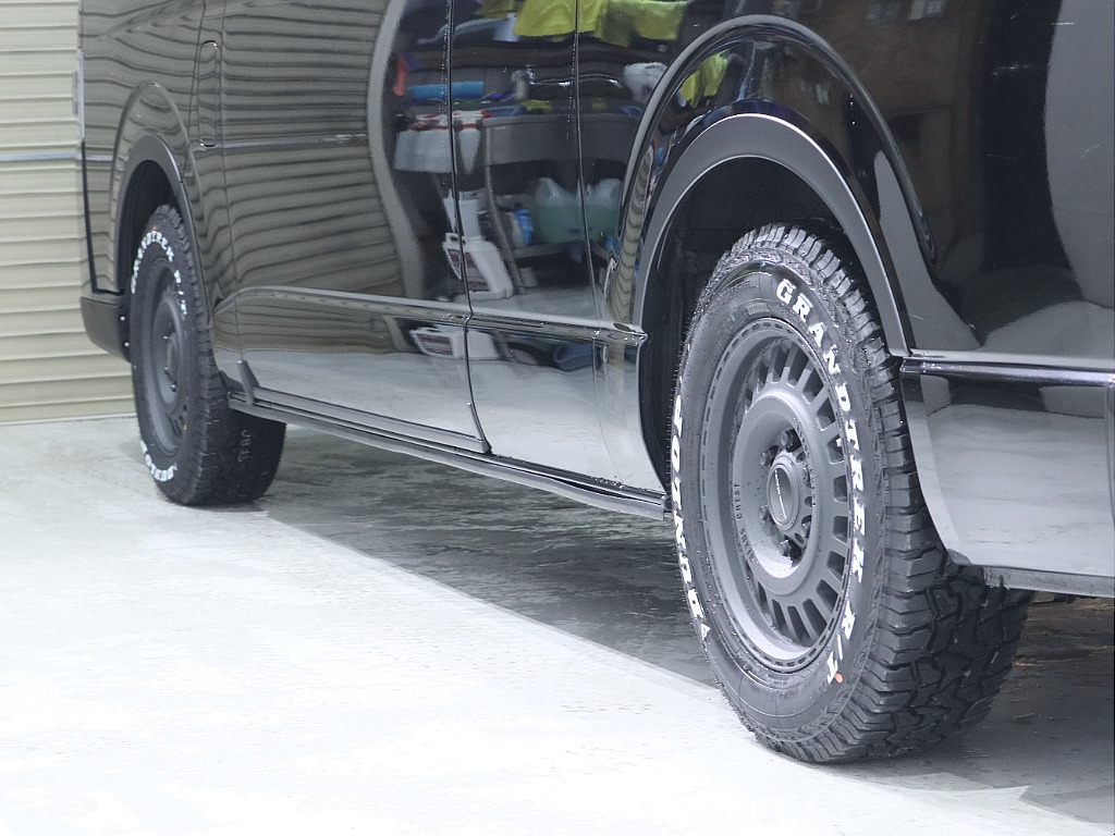 FLEXオリジナルオーバーフェンダー　マッドブラック！