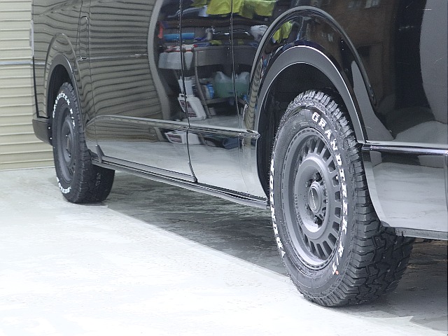 FLEXオリジナルオーバーフェンダー　マッドブラック！