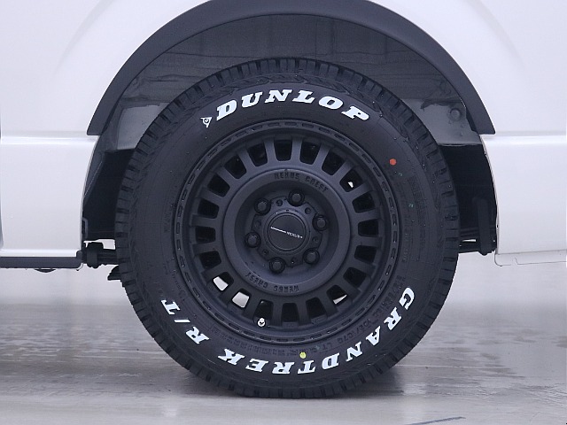 FLEX オーバーフェンダーMB　FLEX NC-1 16インチアルミ　 ダンロップ　グラントレックタイヤ