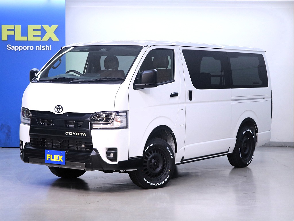 トヨタ&nbsp;ハイエースバン&nbsp;5D2.8DTスーパーGLダークプライムⅡL 4WD&nbsp;パーキングサポート&nbsp;北海道