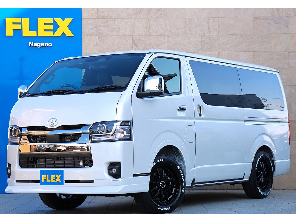ハイエース長野店までお問い合わせお待ちしております！ 新車ハイエースバンS-GLダークプライムⅡディーゼルターボ4WD！希少な新車ダークプライムⅡ！