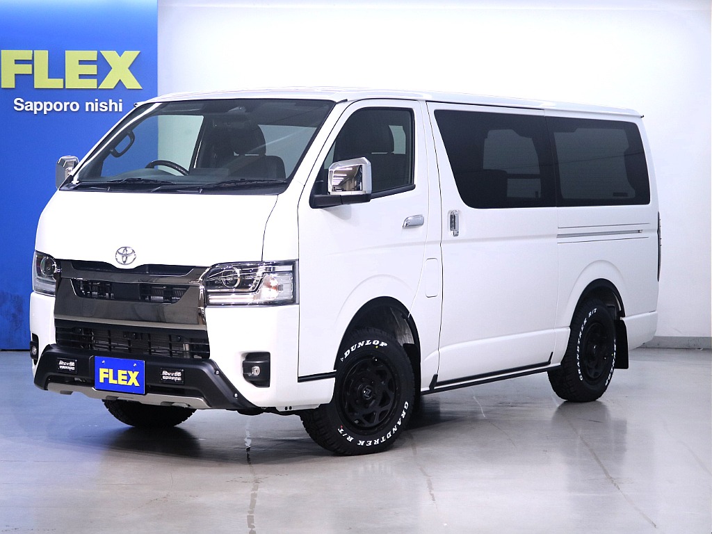 トヨタ&nbsp;ハイエースバン&nbsp;5D2.8DTスーパーGLダークプライムⅡL 4WD&nbsp;パーキングサポート 7/31着&nbsp;北海道