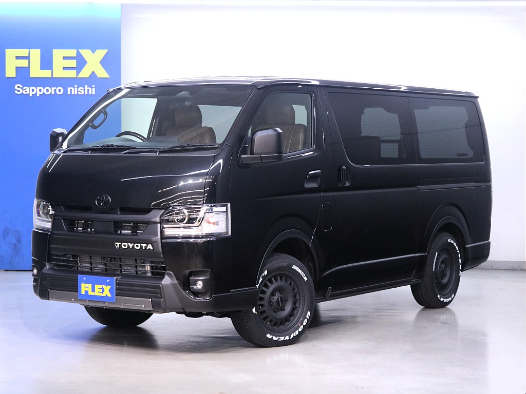 トヨタ&nbsp;ハイエースバン&nbsp;5D2.8DTスーパーGLダークプライムⅡL 4WD&nbsp;パーキングサポート&nbsp;北海道