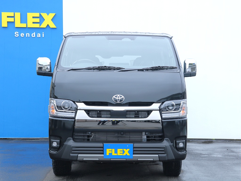 新車・9型ダークプライムⅡ・ハイエースバン・ディーゼル4WDのカスタム車両が仙台店入庫しました！