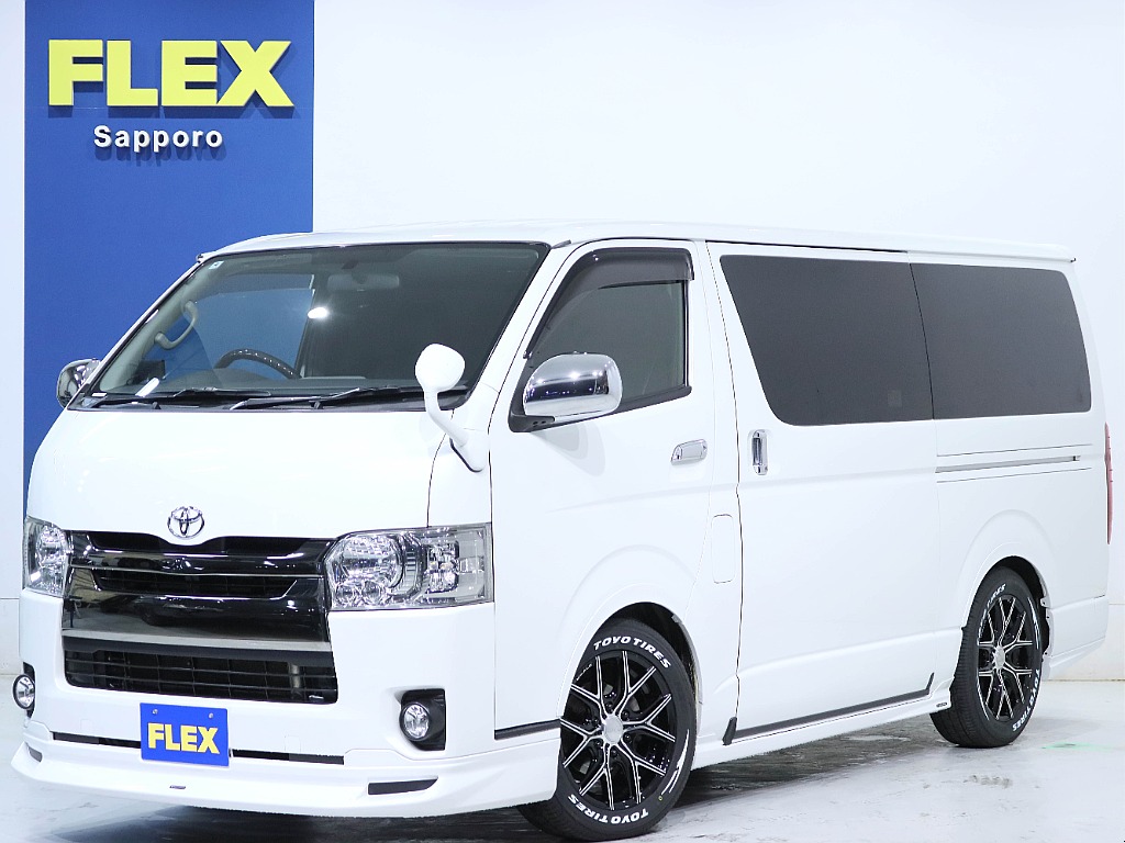 トヨタ&nbsp;レジアスエース&nbsp;5D3.0DTスーパーGLダークプライムL 4WD&nbsp;【FLEXエアロ】【WALD】&nbsp;北海道