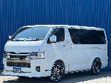トヨタ&nbsp;ハイエースバン&nbsp;5D2.8DTスーパーGLダークプライムⅡL 4WD&nbsp;パーキングサポート PS無 ライトカスタム&nbsp;石川県