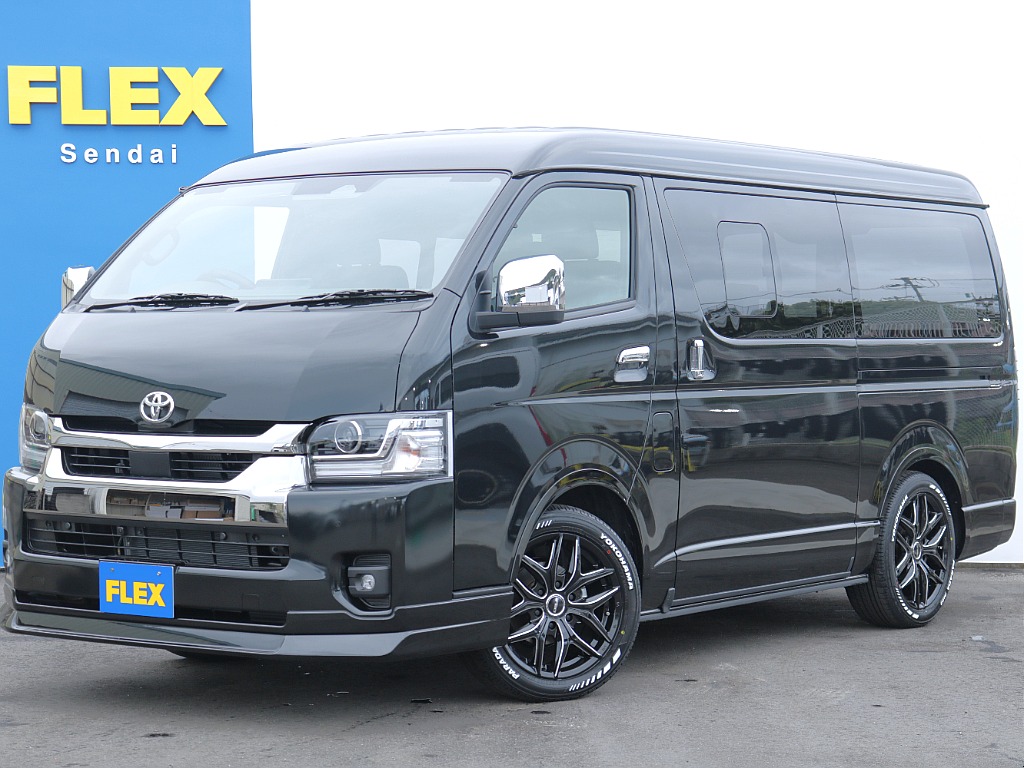 ★9型　新車　ハイエース　ワイドバン　ガソリン　４WD　ダークプライムⅡ★