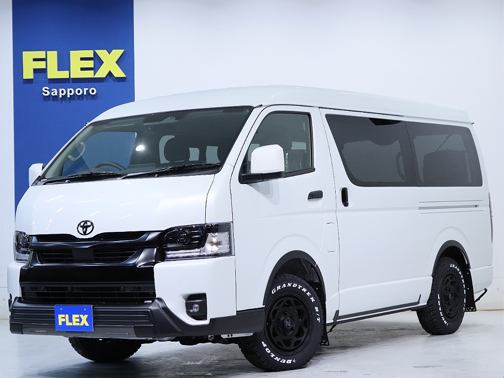 トヨタ&nbsp;ハイエース&nbsp;ワゴン2.7GLロング ミドルルーフ 4WD&nbsp;【BlackEdition】【ゼロワゴンベット】&nbsp;北海道