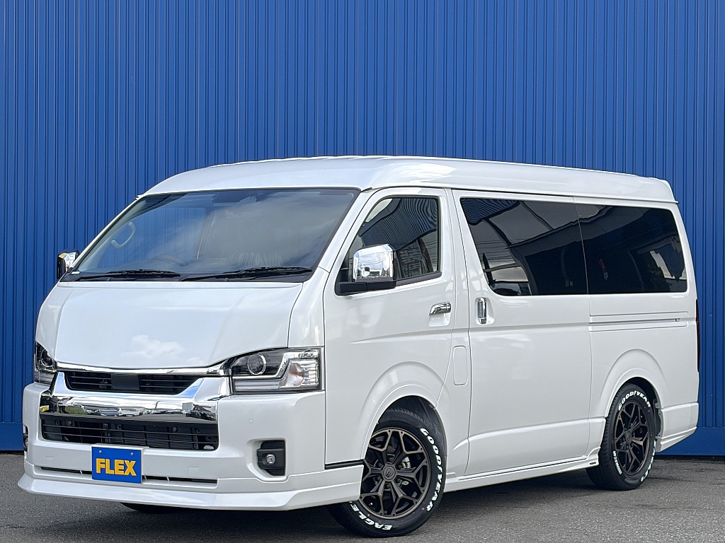 トヨタ&nbsp;ハイエース&nbsp;ワゴン2.7GLロング ミドルルーフ 4WD&nbsp;パーキングサポート ローダウンスタイル&nbsp;石川県