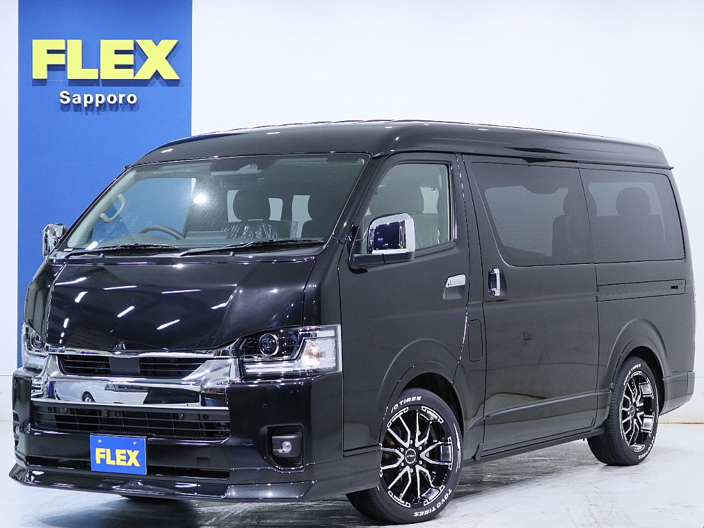 トヨタ&nbsp;ハイエース&nbsp;ワゴン2.7GLロング ミドルルーフ 4WD&nbsp;【Zerowagonベッド】【ローダウン】&nbsp;北海道