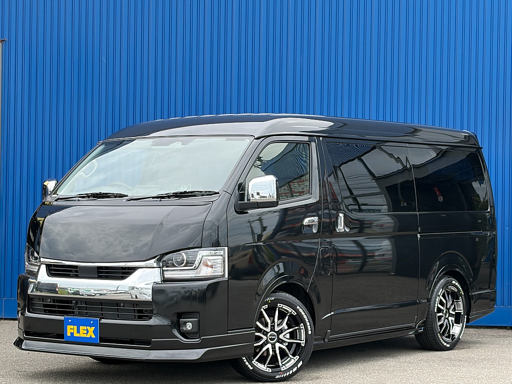 トヨタ&nbsp;ハイエース&nbsp;ワゴン2.7GLロング ミドルルーフ 4WD&nbsp;パーキングサポート FLEXフルエアロ&nbsp;石川県の詳細画像&nbsp;その3