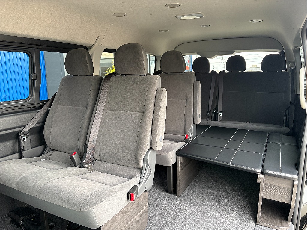 トヨタ&nbsp;ハイエース&nbsp;ワゴン2.7GLロング ミドルルーフ 4WD&nbsp;パーキングサポート FLEXフルエアロ&nbsp;石川県の詳細画像&nbsp;その7