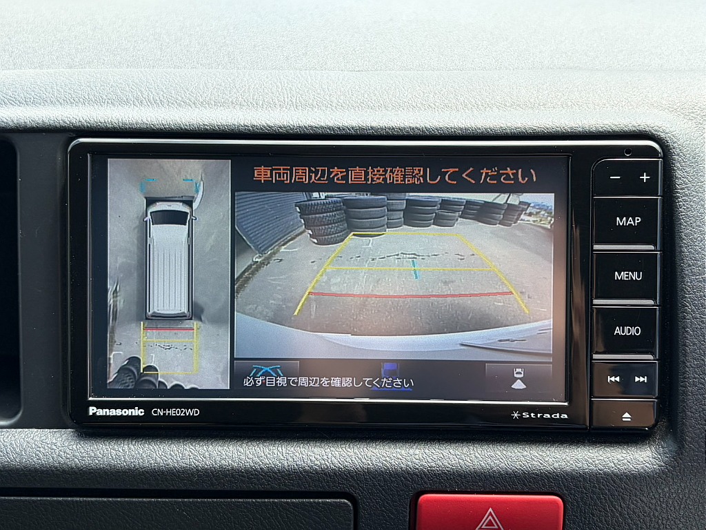 パノラミックビューモニターとバックカメラ付き！