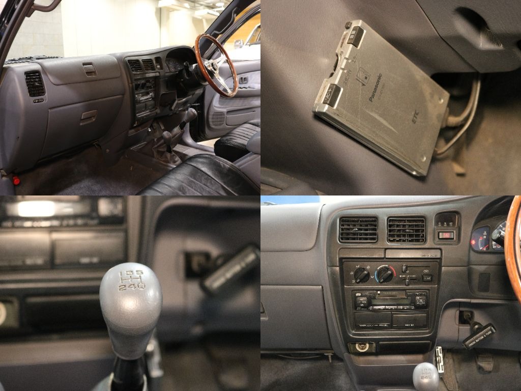 新品のウッドシフトノブを装着してあります。あえてのオーディオ、カセットテープやFM聞きながら窓を開けて走行してみてはいかがでしょうか。ETCも装備されております。