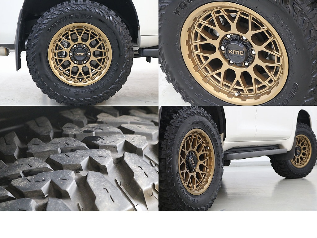 YOKOHAMAジオランダー M/T G003×ＫＭＣ KM722 TECHNIK１７インチアルミホイール☆