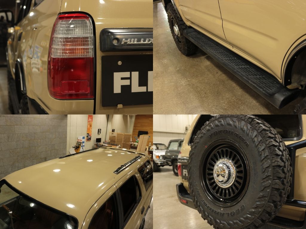 背面タイヤで四駆らしさアップします！