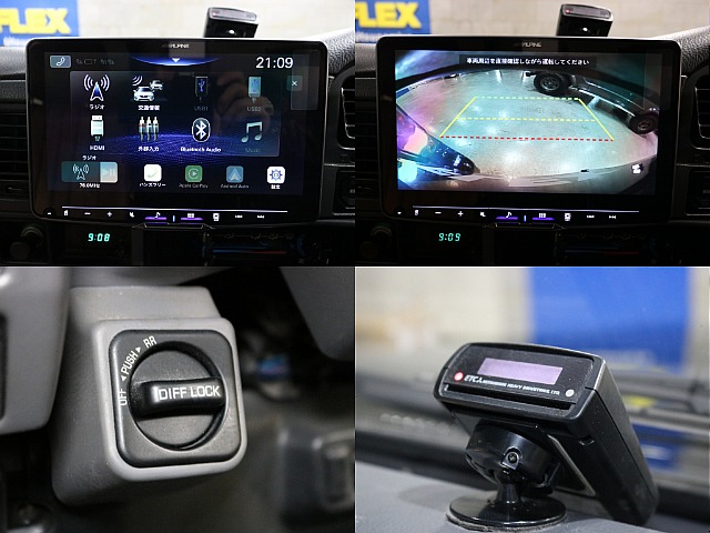 バックカメラも装備しており、大きい車に初めて乗られる方でも安心してお乗り頂けます。リアデフロック付き！