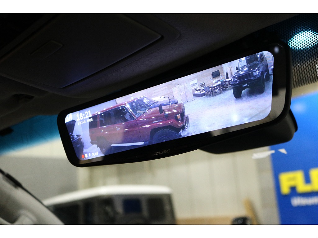 アルパイン前後ドラレコデジタルインナーミラー