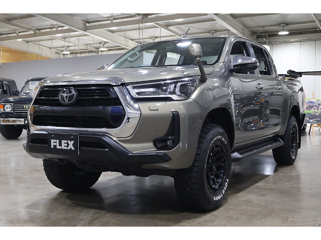 このアングルがハイラックスのカッコよさが引き立ちます！