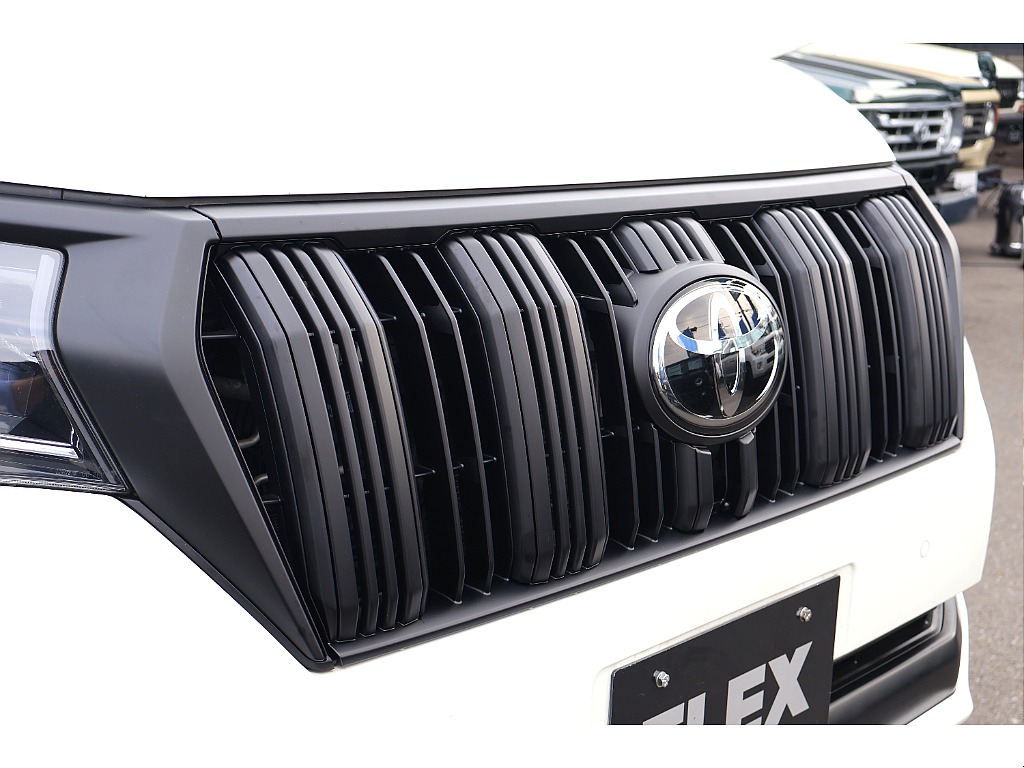 グリルはマットブラックで塗装済み！