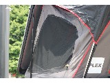 メッシュに出来る開口部：側面