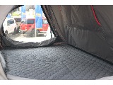 １m×2mの広さなので大人が二人就寝可能！