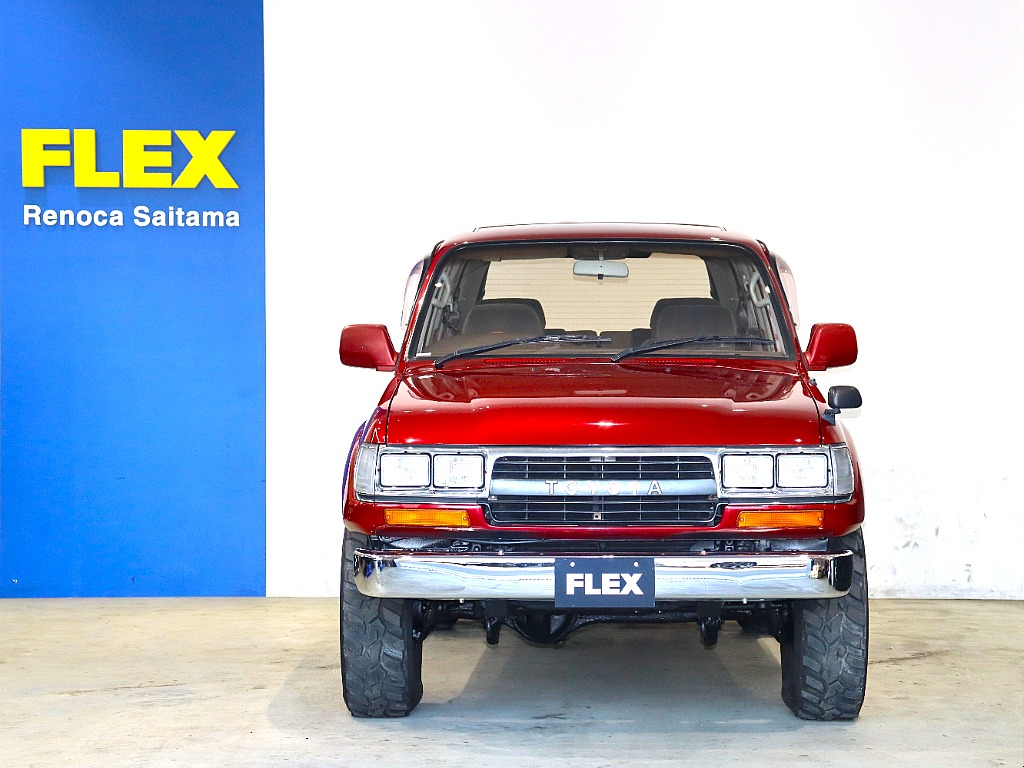 【ランドクルーザー80VX-LTD　4200ｃｃディーゼルターボ　純正ワインレッド　カラー】
