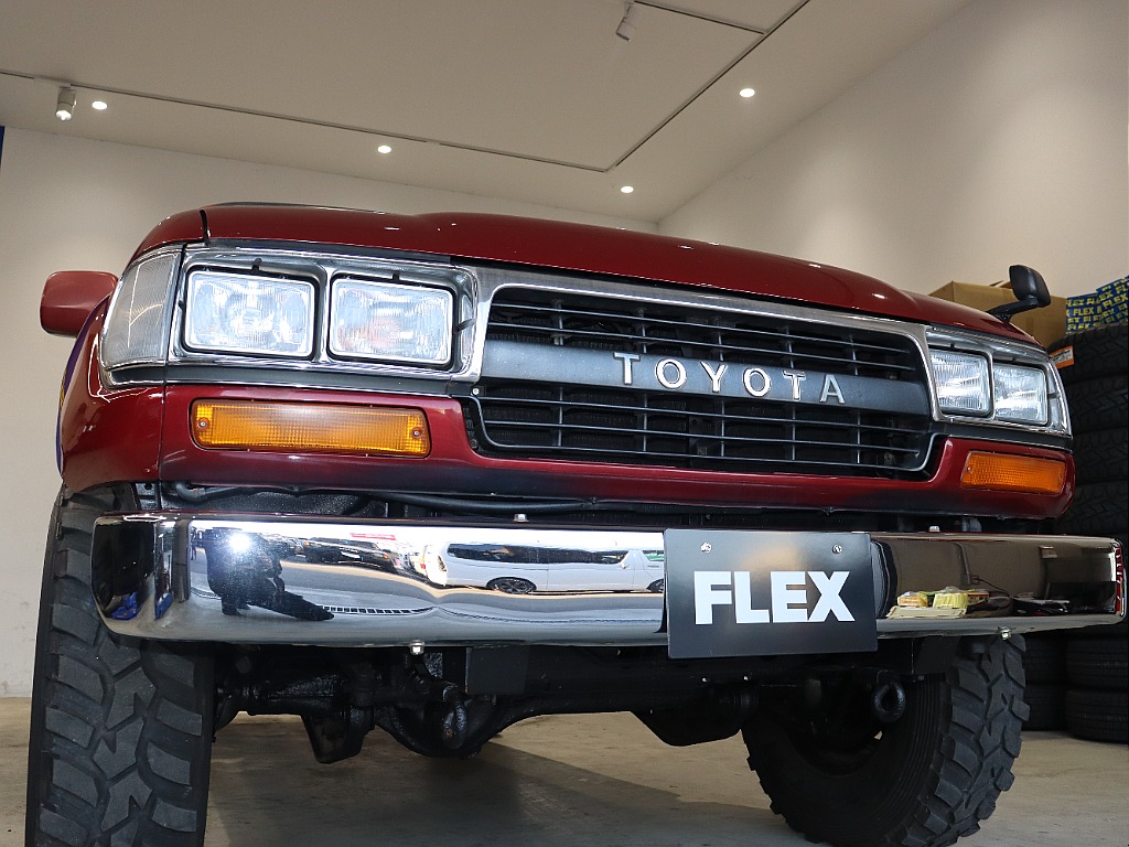 【ランドクルーザー80VX-LTD　4200ｃｃディーゼルターボ　純正ワインレッド　カラー】